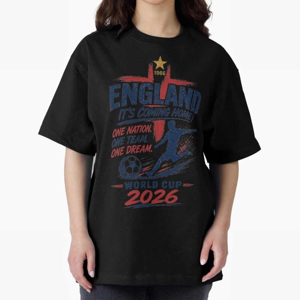 England Fan Art for World Cup 2026 Classic T-Shirt Feel the Heartbeat of Global Football Passion for FIFA World Cup 2026 Group Stage, Made for CR7 and Messi, Netherlands, Championship Spirit, Famous Goals, Roaring Crowds and International Football