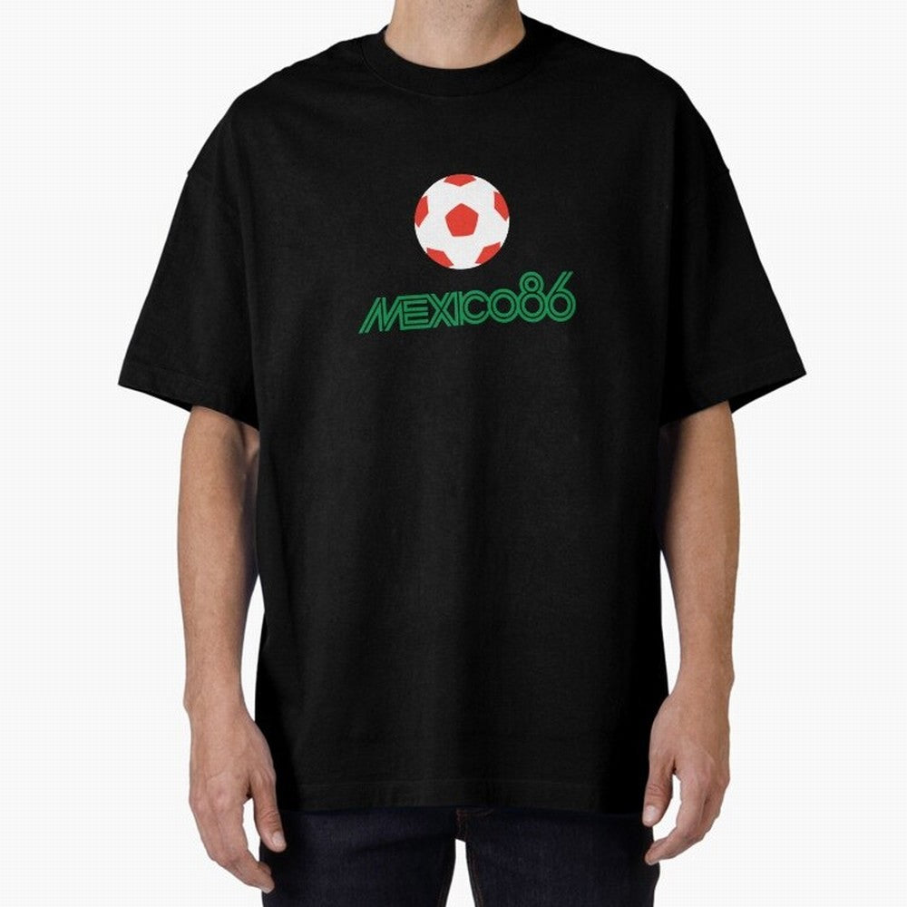 Mexico Soccer World Cup 1986 Classic T-Shirt Carry the Dream of Global Football Passion for FIFA World Cup 2026 Group Stage, with Haaland, Argentina, Championship Spirit, Famous Goals, Roaring Crowds and International Football Unity; Built for