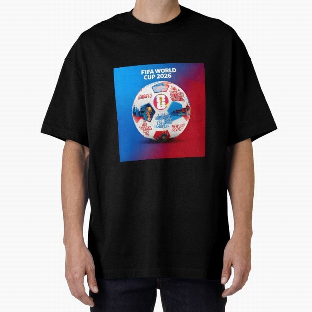 North America Football 2026 Classic T-Shirt Stand with FIFA World Cup 2026 USA Canada Mexico Featuring Messi, Neymar and Mbappe, Netherlands Energy, Championship Spirit, Famous Goals, Roaring Crowds and International Football Unity; Ideal for