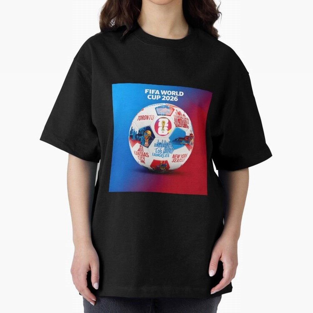 North America Football 2026 Classic T-Shirt Stand with FIFA World Cup 2026 USA Canada Mexico Featuring Messi, Neymar and Mbappe, Netherlands Energy, Championship Spirit, Famous Goals, Roaring Crowds and International Football Unity; Ideal for