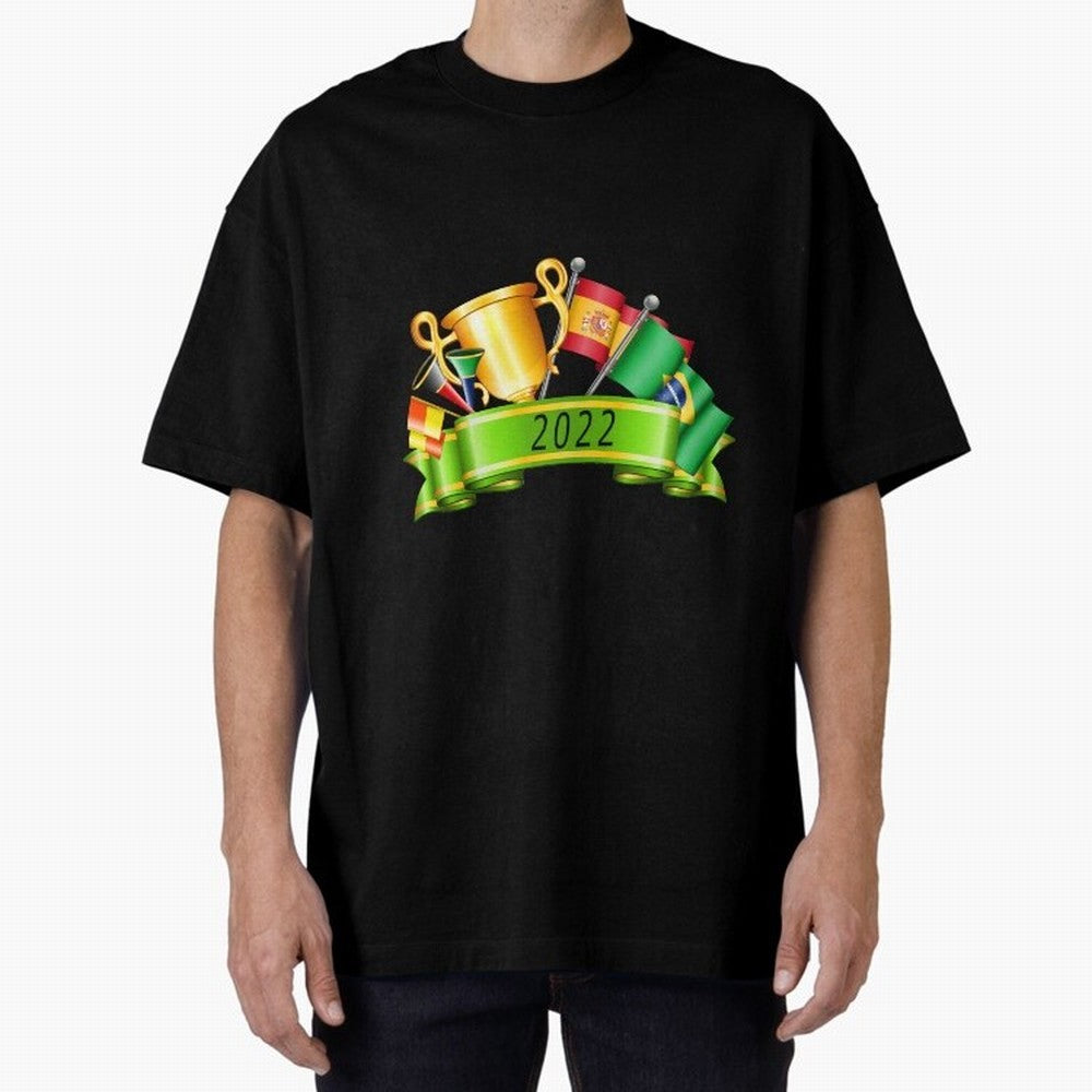World Cup 2022 Qatar Spain Brazil Classic T-Shirt Feel the Roar of FIFA World Cup 2026 Group Stage Made for Cristiano Ronaldo, France and Portugal Energy, Vintage Soccer Flavor, Modern Football Stars, National Flags and Final Night Emotion; Created