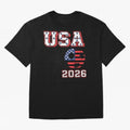 Vintage USA World Cup, Fifa World Cup 2026 Classic T-Shirt Showcase FIFA World Cup 2026 USA Canada Mexico for Fans of Messi, Neymar and Mbappe and England and Germany, Bringing Soccer Culture, Superstar Moments, National Team Dreams and Competitive