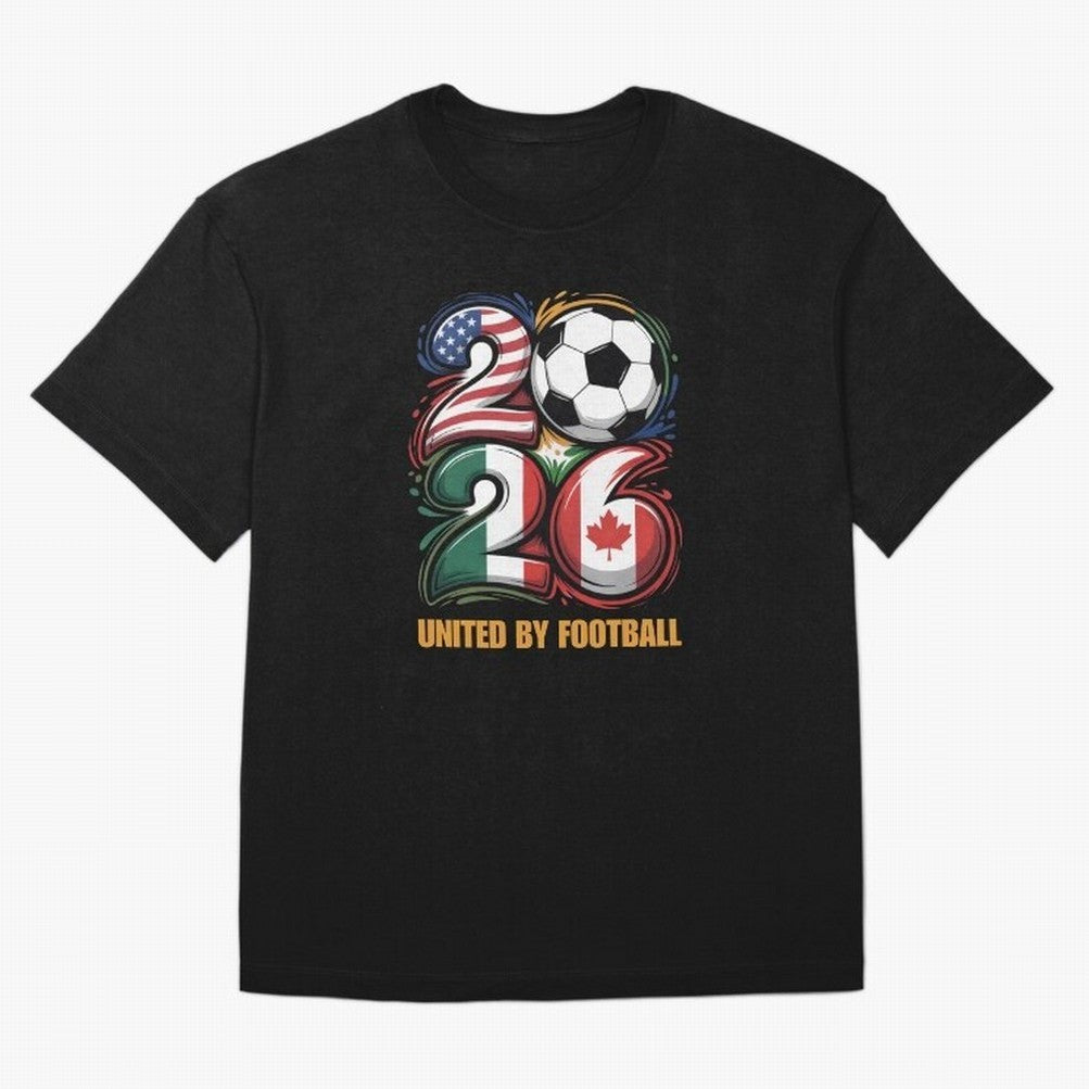 United by Football Soccer Fan Gear 2026 Classic T-Shirt Bring Champion Energy into Match Day Hype around FIFA World Cup 2026, Messi, Spain, Vintage Soccer Flavor, Modern Football Stars, National Flags and Final Night Emotion; Ideal for Football