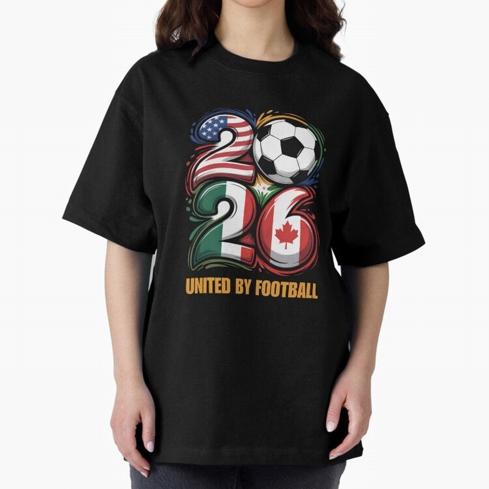United by Football Soccer Fan Gear 2026 Classic T-Shirt Bring Champion Energy into Match Day Hype around FIFA World Cup 2026, Messi, Spain, Vintage Soccer Flavor, Modern Football Stars, National Flags and Final Night Emotion; Ideal for Football