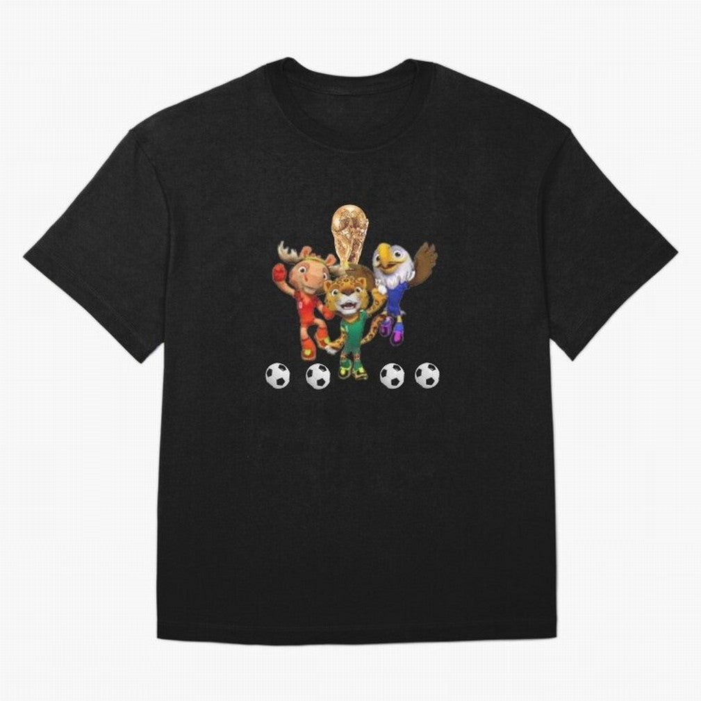 World Cup Mascot Classic T-Shirt Stand with Match Day Hype around FIFA World Cup 2026 Group Stage, Messi and Cristiano Ronaldo, England, Fan Favorite Moments, National Team Passion, Big Match Drama and Soccer History; Ideal for Passionate Fans Who