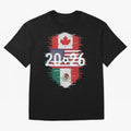 Glitched United 2026 - North America Emblem Classic T-Shirt Keep Football History Alive during the FIFA World Cup 2026 Journey through Cristiano Ronaldo Highlights, Portugal, Spain and Germany Pride, Retro Football Energy, Iconic Rivalries, Trophy
