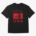 USA Soccer 2026 Player Silhouette Athletic Design Classic T-Shirt Represent the Passion of Global Football Passion for FIFA World Cup 2026, Inspired by Neymar, Haaland and Cristiano Ronaldo, France and Portugal, Championship Spirit, Famous Goals,