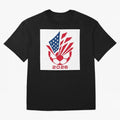 American Soccer 2026 Flag Burst Emblem Classic T-Shirt Stand with FIFA World Cup 2026 USA Canada Mexico for Fans of Mbappe and Neymar and France, Bringing Fan Favorite Moments, National Team Passion, Big Match Drama and Soccer History; Perfect for