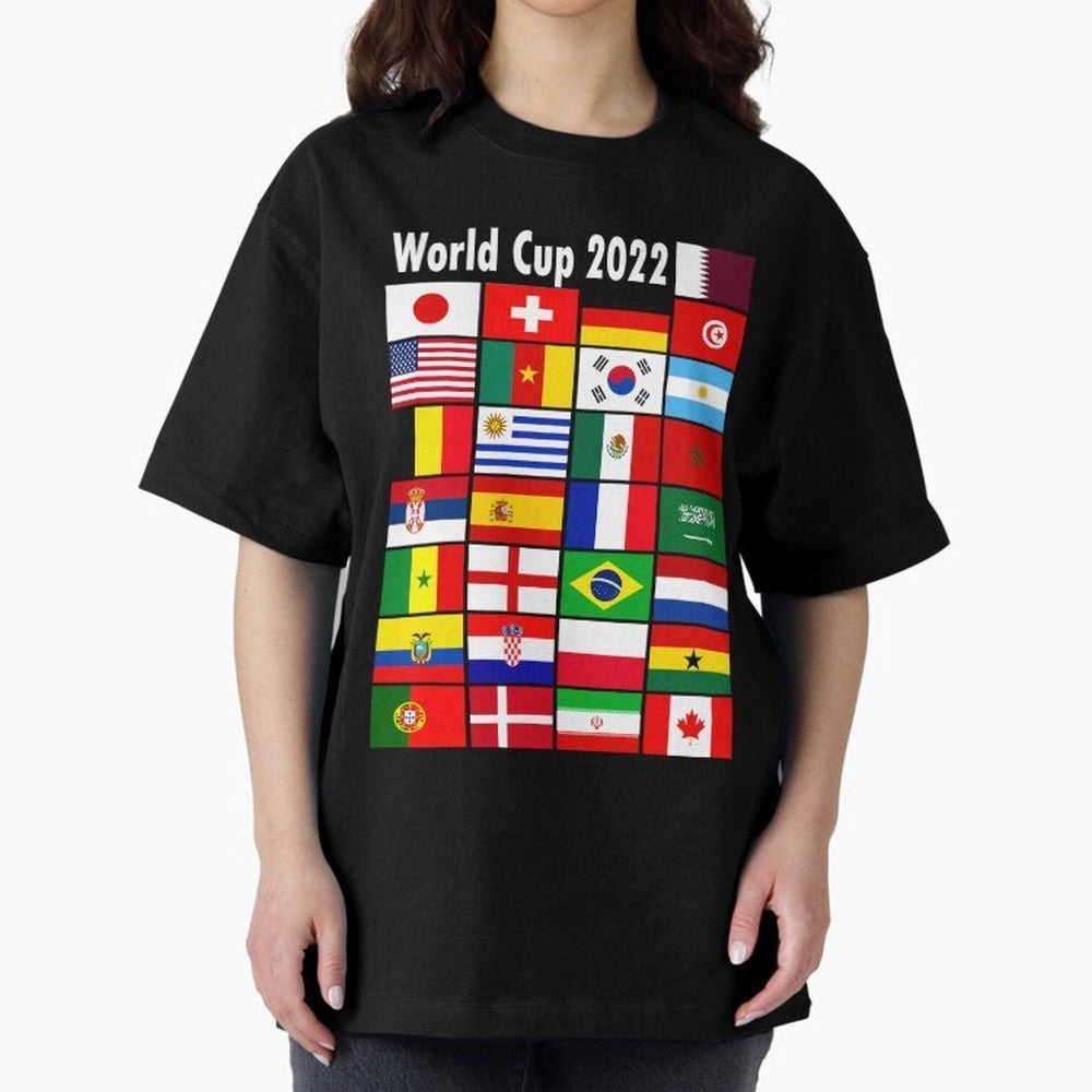 Countries Participating In The World Cup 2022 Qatar Classic T-Shirt Bring Global Tournament Vibes to Match Day Hype around FIFA World Cup 2026 USA Canada Mexico, Messi, CR7 and Mbappe, Argentina, Football Festival Excitement, Trophy Ambitions,