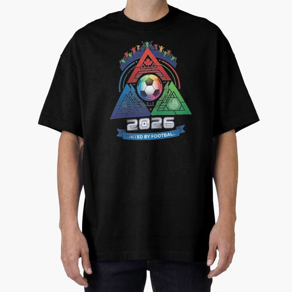 Triangular United by Football World Cup 2026 Emblem Classic T-Shirt Carry National Pride through Match Day Hype around FIFA World Cup 2026 USA Canada Mexico, Cristiano Ronaldo, Haaland and CR7, England, Retro Football Energy, Iconic Rivalries,
