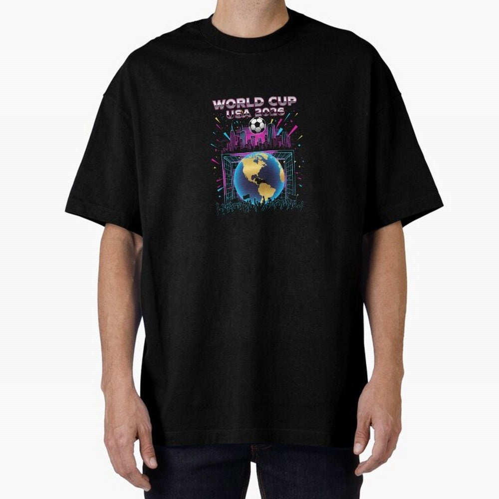 World Cup USA 2026 - Retro Soccer City Celebration Classic T-Shirt Live the Energy of the FIFA World Cup 2026 Group Stage Journey through Haaland and Mbappe Highlights, Brazil, Portugal and Argentina Pride, Fan Favorite Moments, National Team