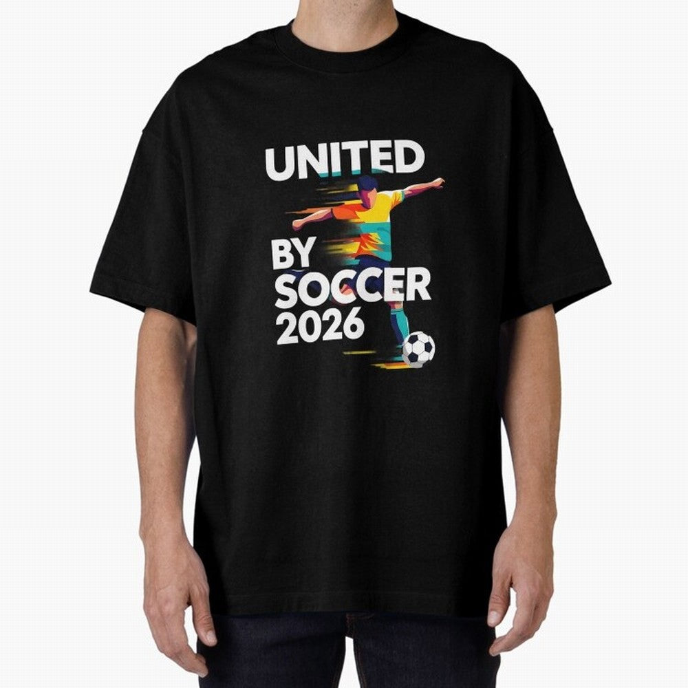 United by Soccer 2026 Football Fan Hoodie International Cup Style Graphic Classic T-Shirt Remember Iconic Moments from Match Day Hype around FIFA World Cup 2026, Messi, CR7 and Mbappe, Portugal, Global Supporter Spirit, Legendary Goals, National
