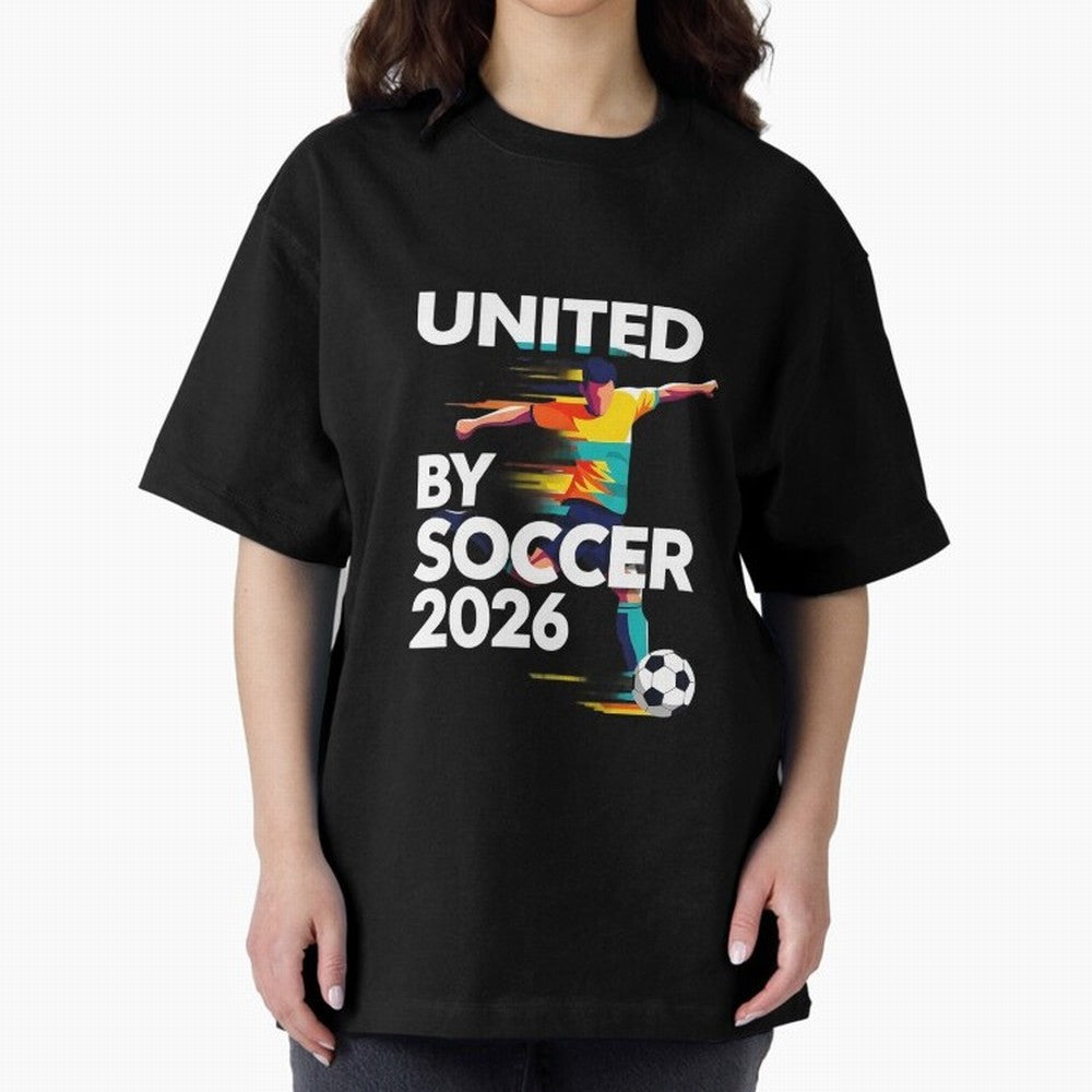 United by Soccer 2026 Football Fan Hoodie International Cup Style Graphic Classic T-Shirt Remember Iconic Moments from Match Day Hype around FIFA World Cup 2026, Messi, CR7 and Mbappe, Portugal, Global Supporter Spirit, Legendary Goals, National