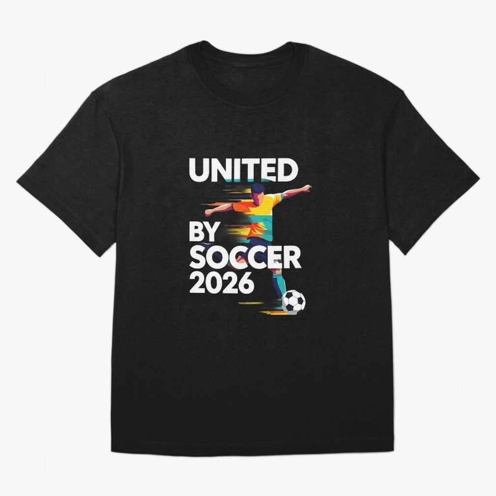 United by Soccer 2026 Football Fan Hoodie International Cup Style Graphic Classic T-Shirt Remember Iconic Moments from Match Day Hype around FIFA World Cup 2026, Messi, CR7 and Mbappe, Portugal, Global Supporter Spirit, Legendary Goals, National