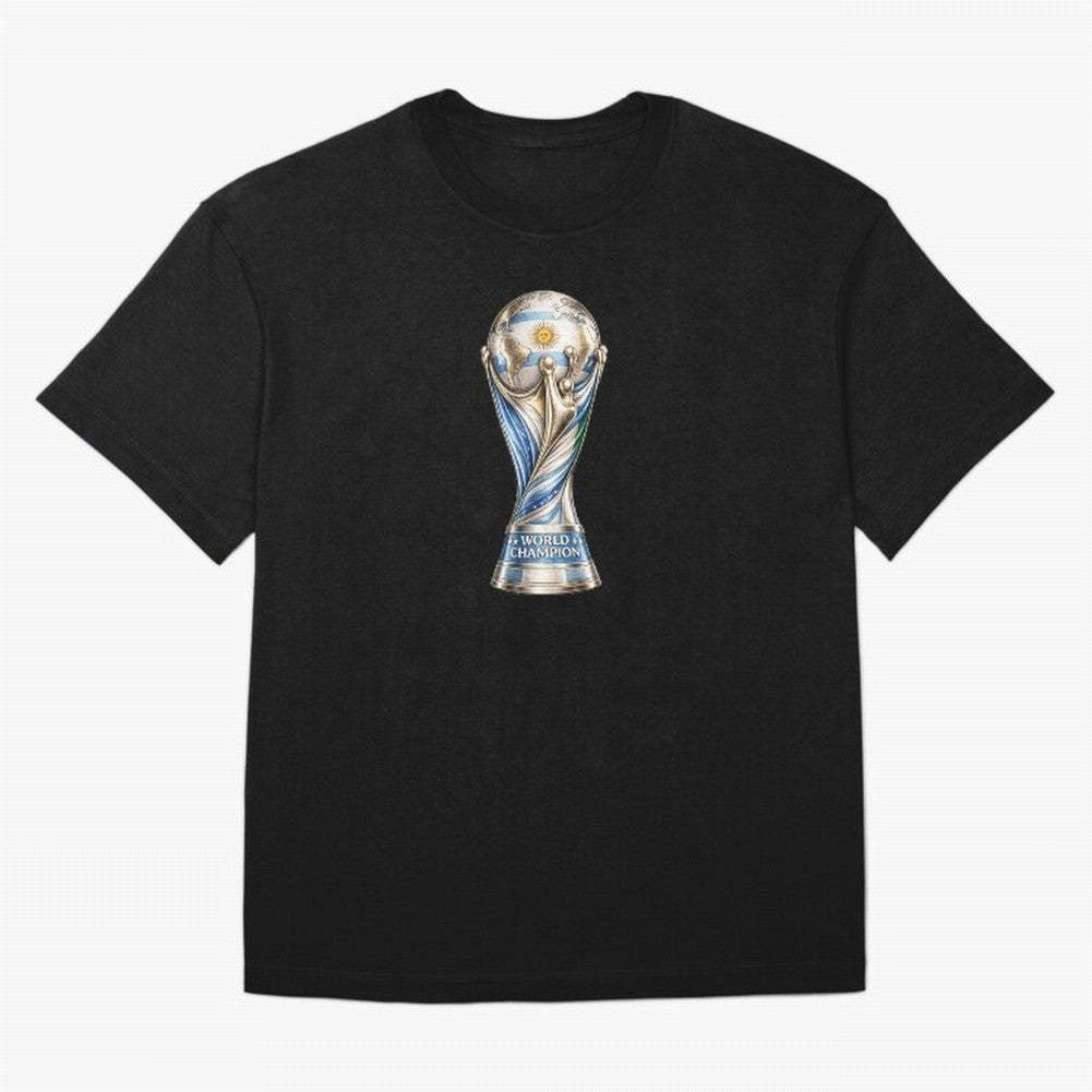 Argentina Classic T-Shirt Join the Countdown to Global Football Passion for FIFA World Cup 2026 USA Canada Mexico, with Messi, Spain, Champion Mindset, Group Stage Buzz, Knockout Tension and Passionate Fan Culture; Great for Supporters Who Love