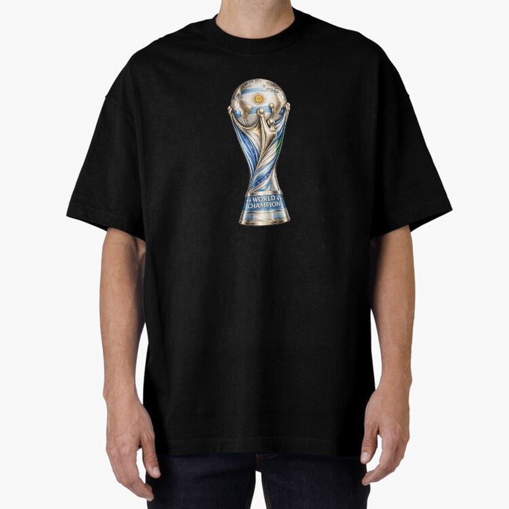 Argentina Classic T-Shirt Join the Countdown to Global Football Passion for FIFA World Cup 2026 USA Canada Mexico, with Messi, Spain, Champion Mindset, Group Stage Buzz, Knockout Tension and Passionate Fan Culture; Great for Supporters Who Love