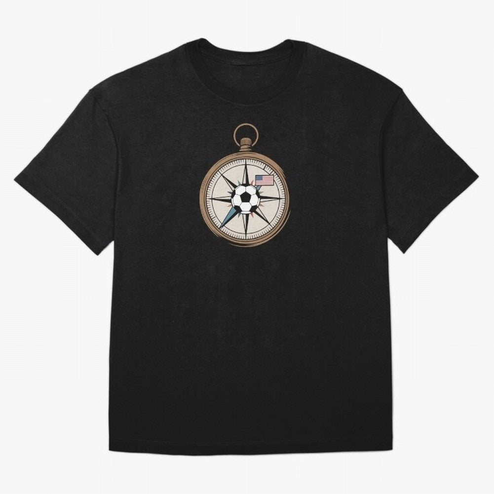 All Roads Lead to 2026 USA Compass Soccer World Cup Classic T-Shirt Feel the Roar of FIFA World Cup 2026 Spirit, Celebrating Spain and Netherlands, Mbappe, Football Passion, Legendary Performances, Festival Vibes and Supporter Community; Made for