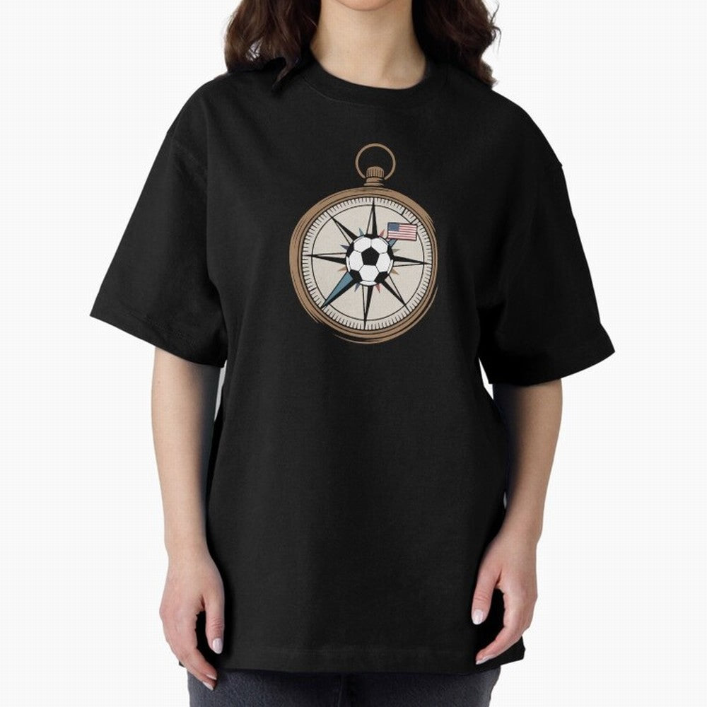 All Roads Lead to 2026 USA Compass Soccer World Cup Classic T-Shirt Feel the Roar of FIFA World Cup 2026 Spirit, Celebrating Spain and Netherlands, Mbappe, Football Passion, Legendary Performances, Festival Vibes and Supporter Community; Made for