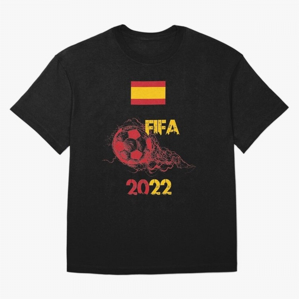World Cup Qatar 2022 Ispanya Classic T-Shirt Join the Global Buzz around FIFA World Cup 2026 with Messi and Cristiano Ronaldo, Spain Energy, Sports Nostalgia, International Competition, Famous Players and Unforgettable Victories; Built for
