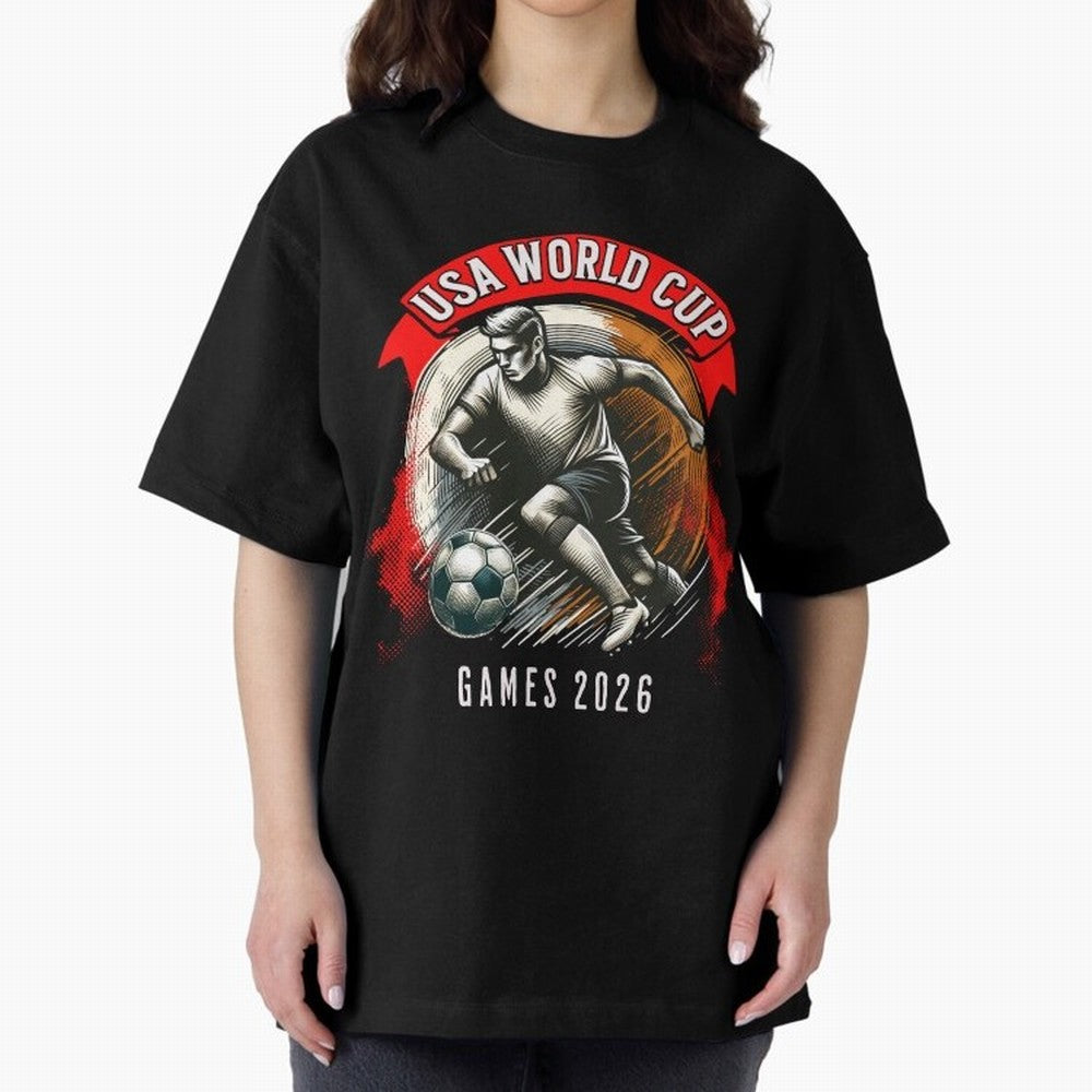 USA World Cup Classic T-Shirt Embrace FIFA World Cup 2026 Group Stage Spirit, Driven by France, Haaland and Mbappe, Soccer Culture, Superstar Moments, National Team Dreams and Competitive Fire; Great for Watch Parties, Sports Bars, Family Nights,