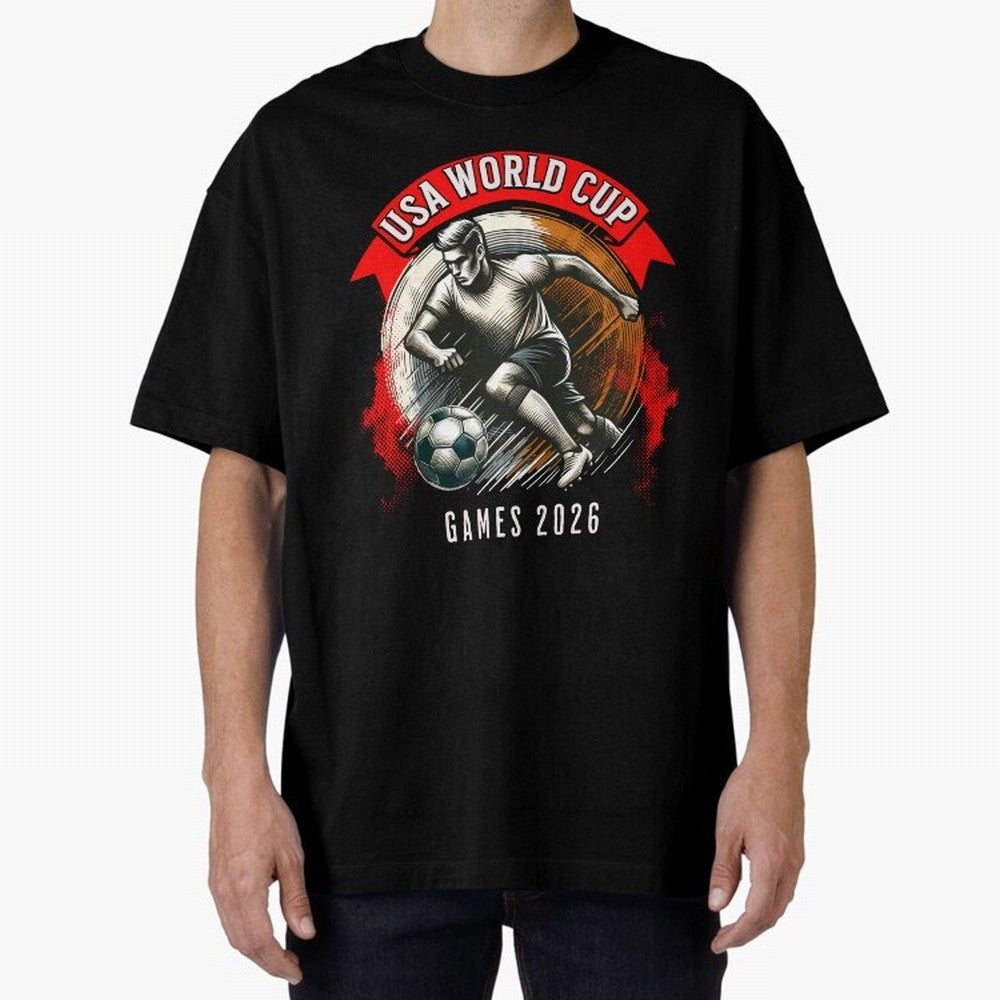 USA World Cup Classic T-Shirt Embrace FIFA World Cup 2026 Group Stage Spirit, Driven by France, Haaland and Mbappe, Soccer Culture, Superstar Moments, National Team Dreams and Competitive Fire; Great for Watch Parties, Sports Bars, Family Nights,