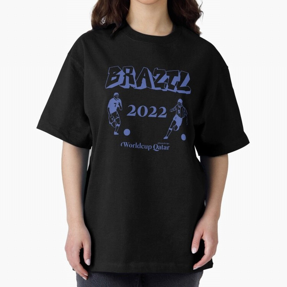 BRAZIL IN QATAR WORLDCUP 2022 Classic T-Shirt Support Your Favorite Stars during FIFA World Cup 2026 USA Canada Mexico for Fans of Mbappe and Neymar and Spain, Bringing Football History, Final Match Energy, Crowd Noise and Once in a Lifetime