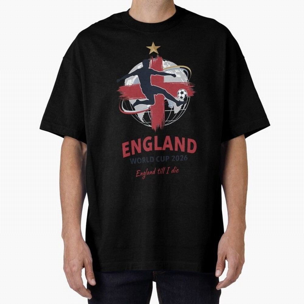England - World Cup 2026 Fan Art Classic T-Shirt Celebrate Rivalries and Pride in FIFA World Cup 2026 for Fans of Neymar and Portugal, Spain and Germany, Bringing Retro Football Energy, Iconic Rivalries, Trophy Chase Drama and Stadium Atmosphere;