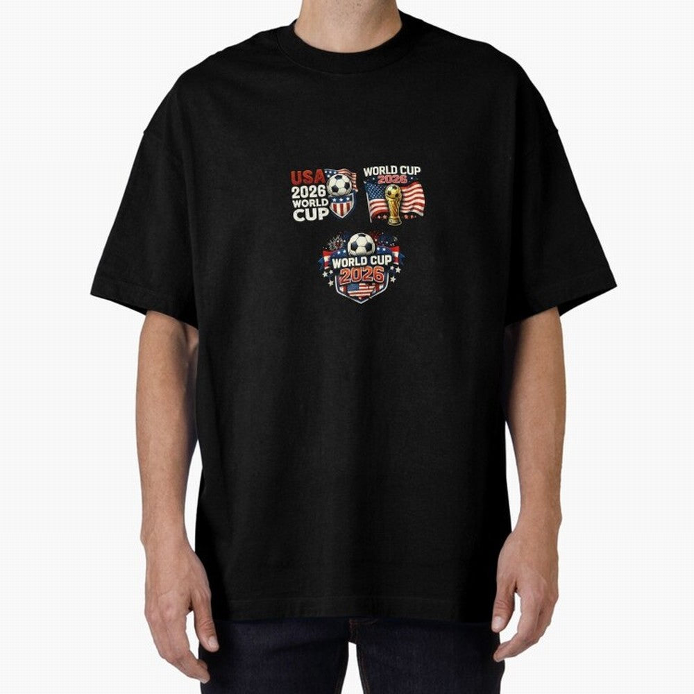 World Cup 2026 USA T-Shirt ¨C Soccer Football Fan Design | America Host Edition Classic T-Shirt Treasure Match Day Hype around FIFA World Cup 2026 Group Stage, Haaland and Mbappe, Spain and Netherlands, Sports Nostalgia, International Competition,