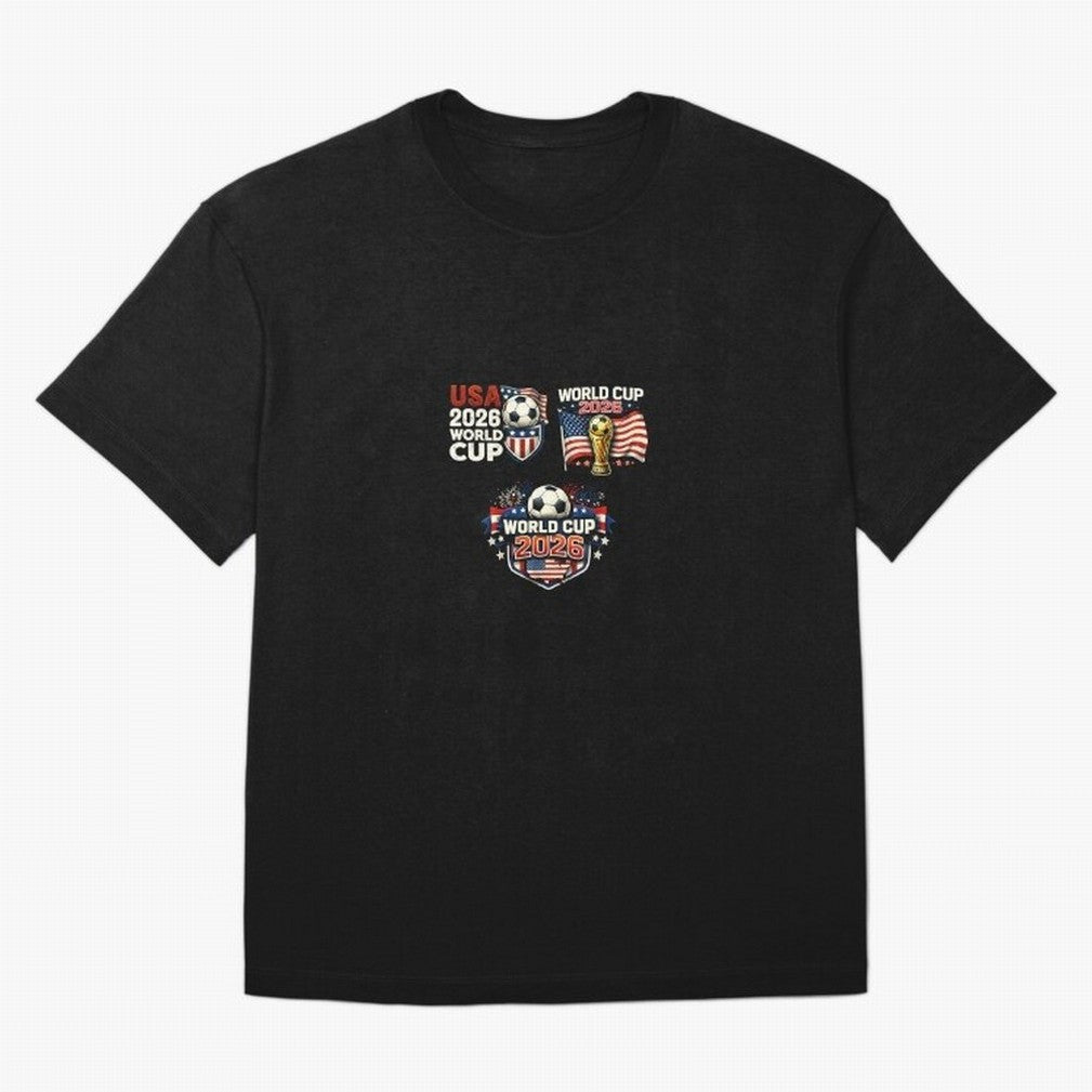 World Cup 2026 USA T-Shirt ¨C Soccer Football Fan Design | America Host Edition Classic T-Shirt Treasure Match Day Hype around FIFA World Cup 2026 Group Stage, Haaland and Mbappe, Spain and Netherlands, Sports Nostalgia, International Competition,