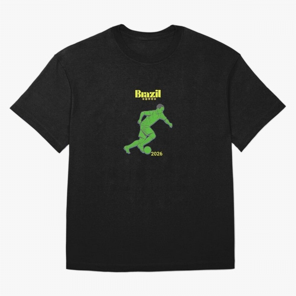 Brazil Soccer Classic T-Shirt Keep the Legacy of Global Football Passion for FIFA World Cup 2026 Group Stage, Celebrating CR7 and Messi, France and Portugal, Supporter Pride, Iconic Celebrations, Legendary Names and Global Match Day Energy; Perfect