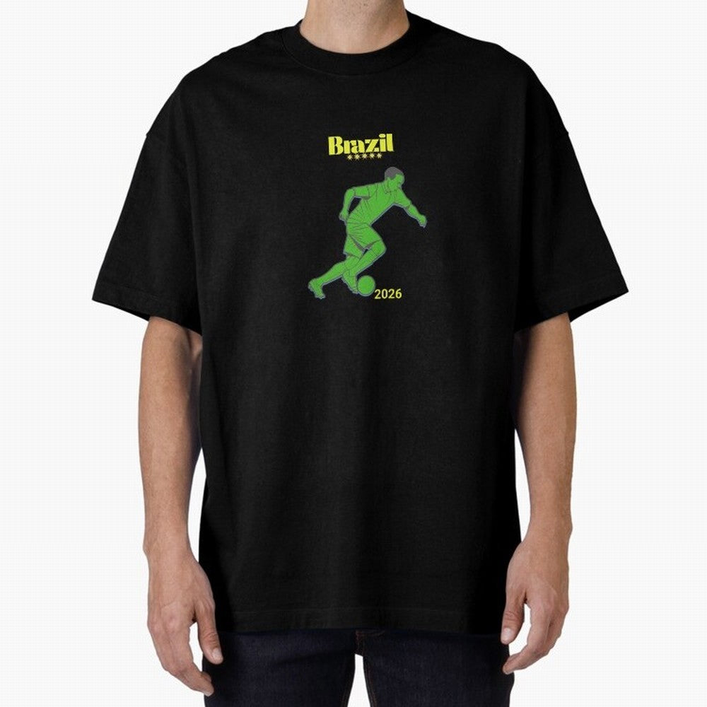 Brazil Soccer Classic T-Shirt Keep the Legacy of Global Football Passion for FIFA World Cup 2026 Group Stage, Celebrating CR7 and Messi, France and Portugal, Supporter Pride, Iconic Celebrations, Legendary Names and Global Match Day Energy; Perfect