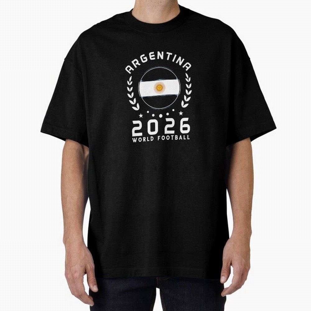 World Cup 2026 Argentina Football Fan Argentine Supporter T-Shirt_85614595 Classic T-Shirt Feel the Heartbeat of FIFA World Cup 2026 Group Stage Featuring Haaland and Mbappe, Argentina, France and Brazil Energy, Retro Football Energy, Iconic