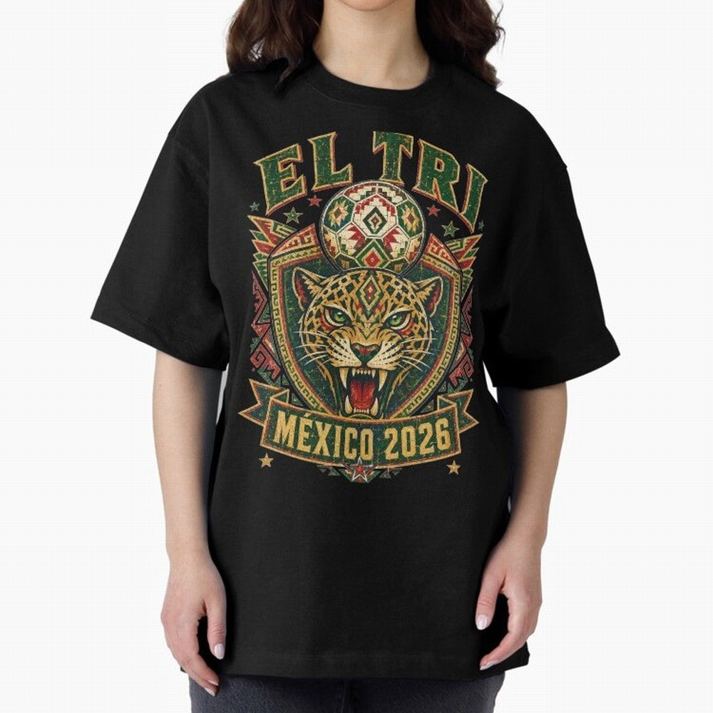 El Tri M¨¦xico 2026 World Cup Soccer T-Shirt Classic T-Shirt Relive the FIFA World Cup 2026 Group Stage Journey through Mbappe and Neymar Highlights, France and Portugal Pride, Fan Favorite Moments, National Team Passion, Big Match Drama and Soccer