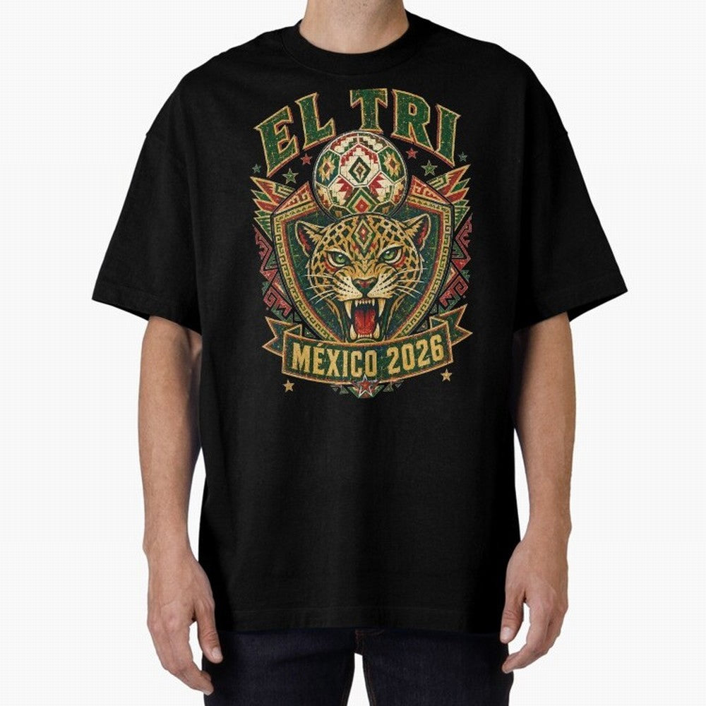 El Tri M¨¦xico 2026 World Cup Soccer T-Shirt Classic T-Shirt Relive the FIFA World Cup 2026 Group Stage Journey through Mbappe and Neymar Highlights, France and Portugal Pride, Fan Favorite Moments, National Team Passion, Big Match Drama and Soccer