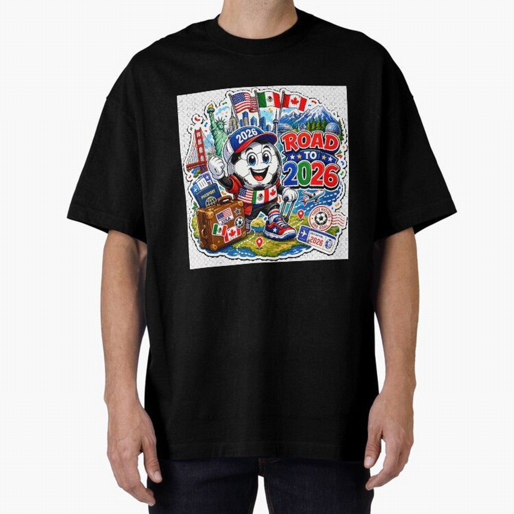 Road to 2026 Football Travel Classic T-Shirt Share Global Football Passion for FIFA World Cup 2026 USA Canada Mexico, Featuring Neymar, Netherlands, Football History, Final Match Energy, Crowd Noise and Once in a Lifetime Moments; Perfect for