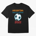 Argentina, 2022 World Cup Champion Classic T-Shirt Show Passion for the Stars of Global Football Passion for FIFA World Cup 2026, Capturing Messi, Argentina and Brazil, Game Day Rituals, Football Legends, Country Pride and the Road to the Final;