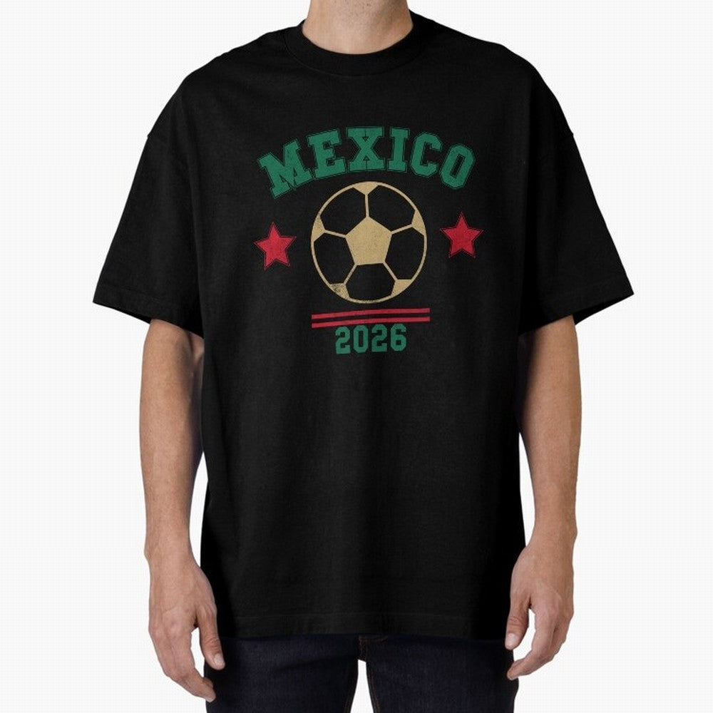 Mexico Soccer Fan 2026 Jersey Style Design Classic T-Shirt Turn Football Passion into Global Football Passion for FIFA World Cup 2026 USA Canada Mexico, Connected to Messi, CR7 and Mbappe, Spain, Soccer Culture, Superstar Moments, National Team