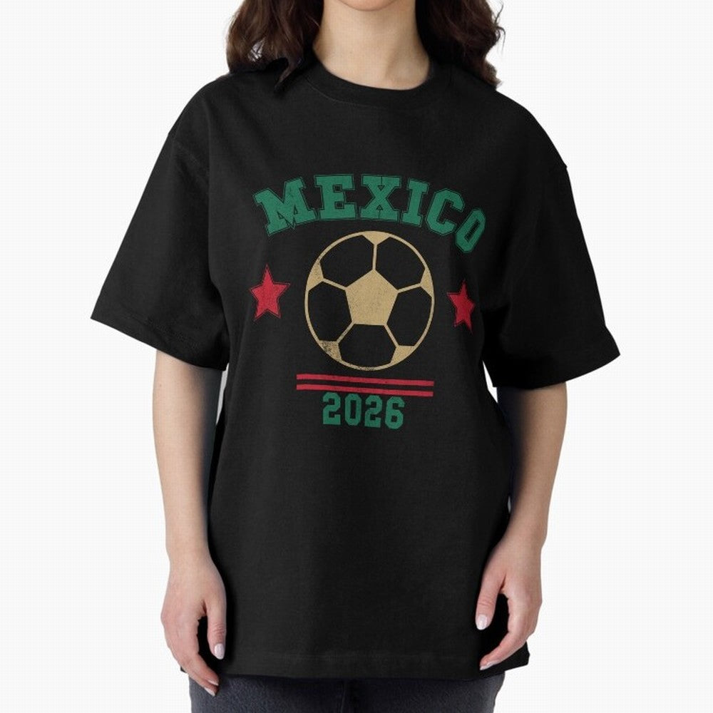 Mexico Soccer Fan 2026 Jersey Style Design Classic T-Shirt Turn Football Passion into Global Football Passion for FIFA World Cup 2026 USA Canada Mexico, Connected to Messi, CR7 and Mbappe, Spain, Soccer Culture, Superstar Moments, National Team