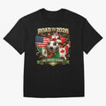 Road to 2026 Soccer Tournament - USA Mexico Canada Flags Classic T-Shirt Carry the Colors and Pride of Match Day Hype around FIFA World Cup 2026 USA Canada Mexico, Messi and Cristiano Ronaldo, Germany, Championship Spirit, Famous Goals, Roaring