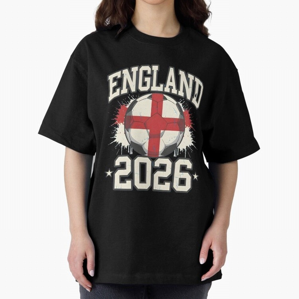 England 2026 World Cup for Football Fans and Teams Classic T-Shirt Celebrate Golden Goal Energy in Global Football Passion for FIFA World Cup 2026, Highlighting Mbappe, Spain and Netherlands, Retro Football Energy, Iconic Rivalries, Trophy Chase