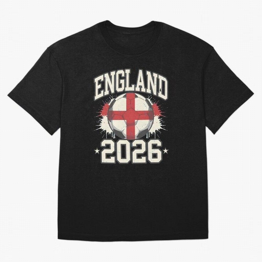 England 2026 World Cup for Football Fans and Teams Classic T-Shirt Celebrate Golden Goal Energy in Global Football Passion for FIFA World Cup 2026, Highlighting Mbappe, Spain and Netherlands, Retro Football Energy, Iconic Rivalries, Trophy Chase
