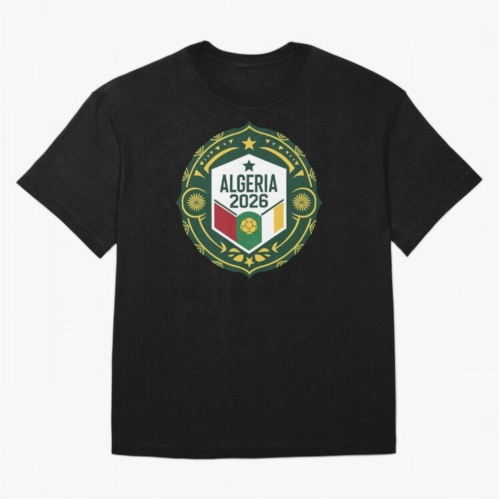 Algeria Worldcup 2026 Classic T-Shirt Keep Football History Alive during FIFA World Cup 2026 Group Stage for Fans of Cristiano Ronaldo and France, Bringing Stadium Chants, National Pride, Trophy Dreams and Unforgettable Football Memories; Perfect
