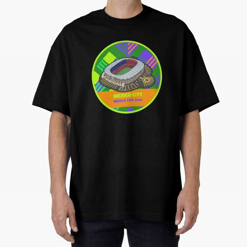 Mexico City World Cup 2026 Stadium Classic T-Shirt Join Supporters Worldwide for the FIFA World Cup 2026 Group Stage Journey through Messi and Cristiano Ronaldo Highlights, Argentina and Brazil Pride, Supporter Pride, Iconic Celebrations, Legendary