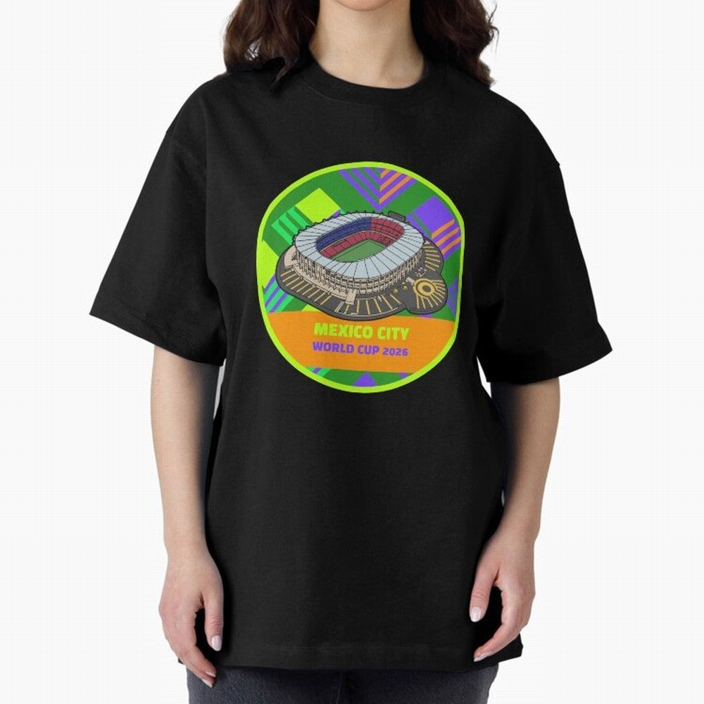 Mexico City World Cup 2026 Stadium Classic T-Shirt Join Supporters Worldwide for the FIFA World Cup 2026 Group Stage Journey through Messi and Cristiano Ronaldo Highlights, Argentina and Brazil Pride, Supporter Pride, Iconic Celebrations, Legendary