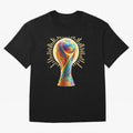 Golden Illuminating Cup Classic T-Shirt Bring Stadium Energy to Global Football Passion for FIFA World Cup 2026, Driven by Cristiano Ronaldo, Haaland and CR7, Argentina and Brazil, Football Festival Excitement, Trophy Ambitions, Country Rivalries