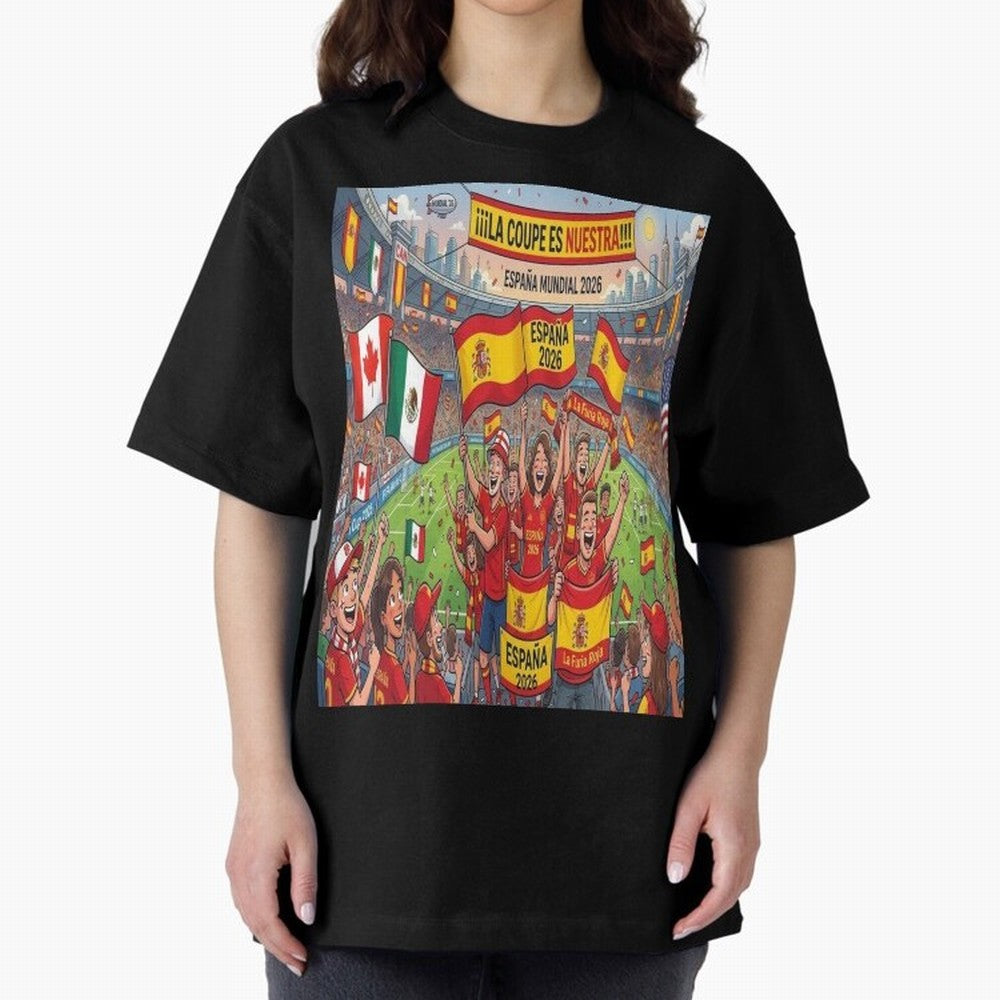 Spain World Cup 2026 - Stadium Classic T-Shirt Bring Supporter Culture to Global Football Passion for FIFA World Cup 2026 Group Stage, Driven by Haaland, England, Championship Spirit, Famous Goals, Roaring Crowds and International Football Unity;