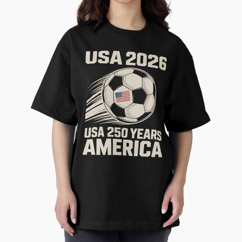 Usa 2026 Soccer 250 Years Women Kids 4th of July Classic T-Shirt Represent Football Lovers during the FIFA World Cup 2026 Group Stage Journey through Messi Highlights, Argentina Pride, Stadium Chants, National Pride, Trophy Dreams and Unforgettable