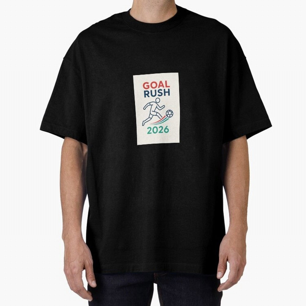 Goal Rush 2026 Classic T-Shirt Show Your Love for FIFA World Cup 2026 Built around Mbappe and Neymar, France and Portugal Energy, Football History, Final Match Energy, Crowd Noise and Once in a Lifetime Moments; Perfect for Supporters Who Want Bold