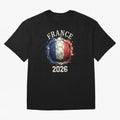 France 2026 Football Art | Vintage Tricolor Soccer Ball Splash Design Classic T-Shirt Show Championship Spirit for Match Day Hype around FIFA World Cup 2026 USA Canada Mexico, CR7, Brazil, Portugal and Argentina, Football History, Final Match