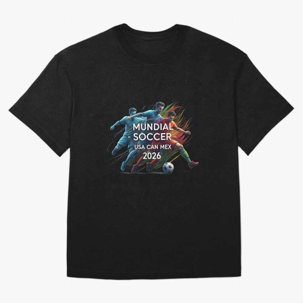 Mundial Soccer 2026 Classic T-Shirt Make the Season About FIFA World Cup 2026 USA Canada Mexico for Fans of Messi, Neymar and Mbappe and Argentina and Brazil, Bringing Football History, Final Match Energy, Crowd Noise and Once in a Lifetime